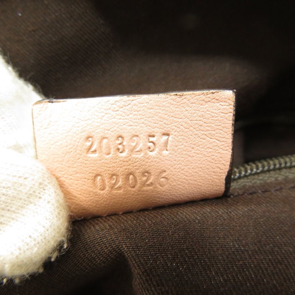 Gucci pink bag Monogram beige shoulder Abbey GG - Picture 7 of 11